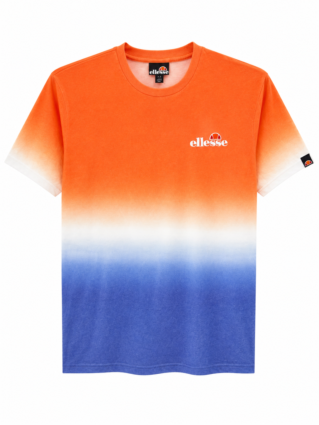 Ellesse Ombre T-Shirt Πορτοκαλί / Λευκό / Μπλε-XS