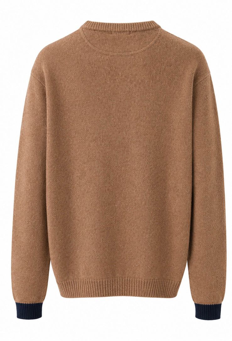 SUN68 Camel Crewneck Πλεκτό-XXL