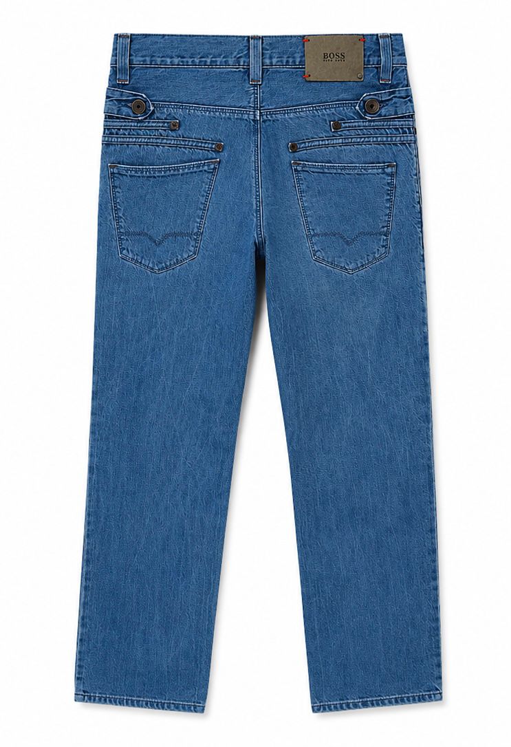 BOSS Hugo Boss Ανδρικό Slim Fit Jeans – Μπλε (W33 L34)