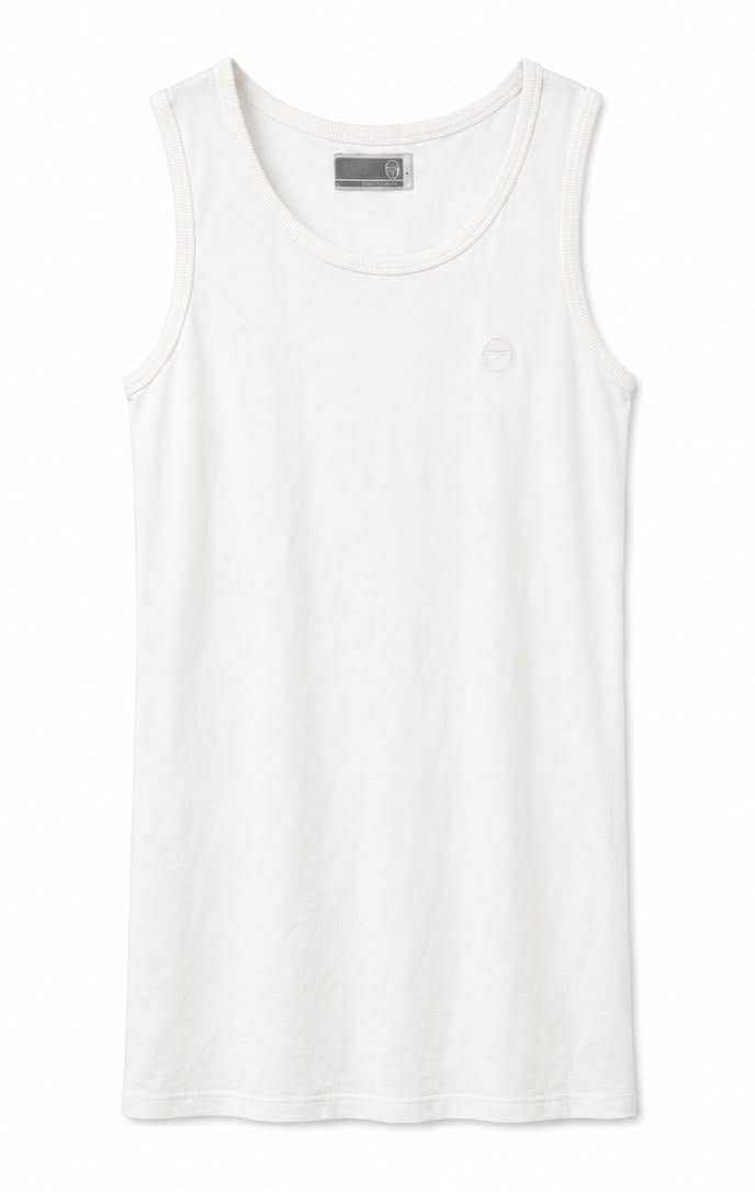 Sergio Tacchini Ανδρική Αμάνικη Μπλούζα Λευκή – L