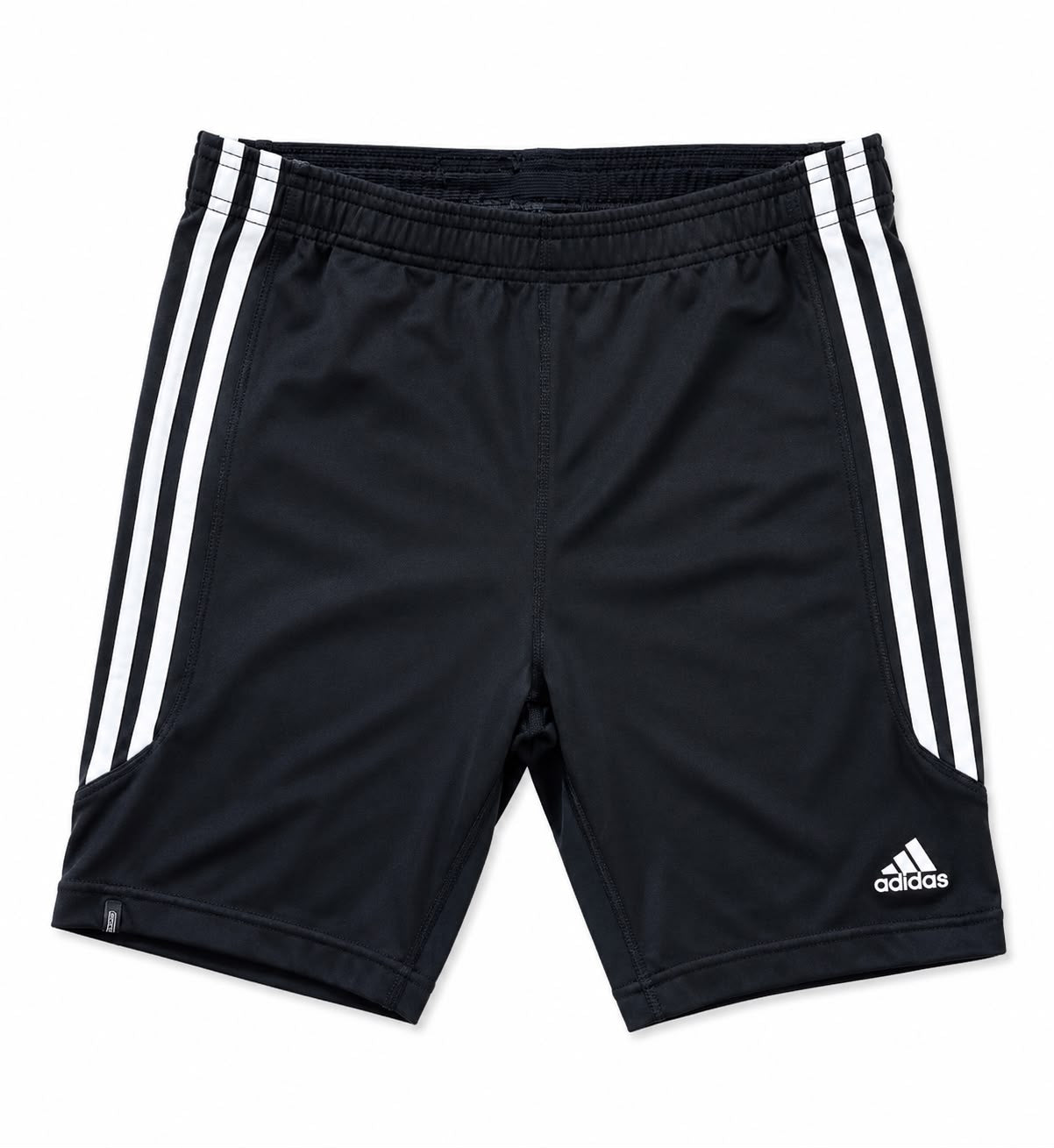 Adidas Μαύρο Αθλητικό Σορτς με 3 Ρίγες (M)