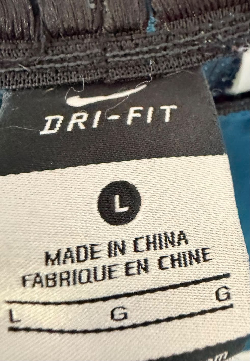 Nike Dri-FIT Ανδρικό Παντελόνι Φόρμας Μπλε L
