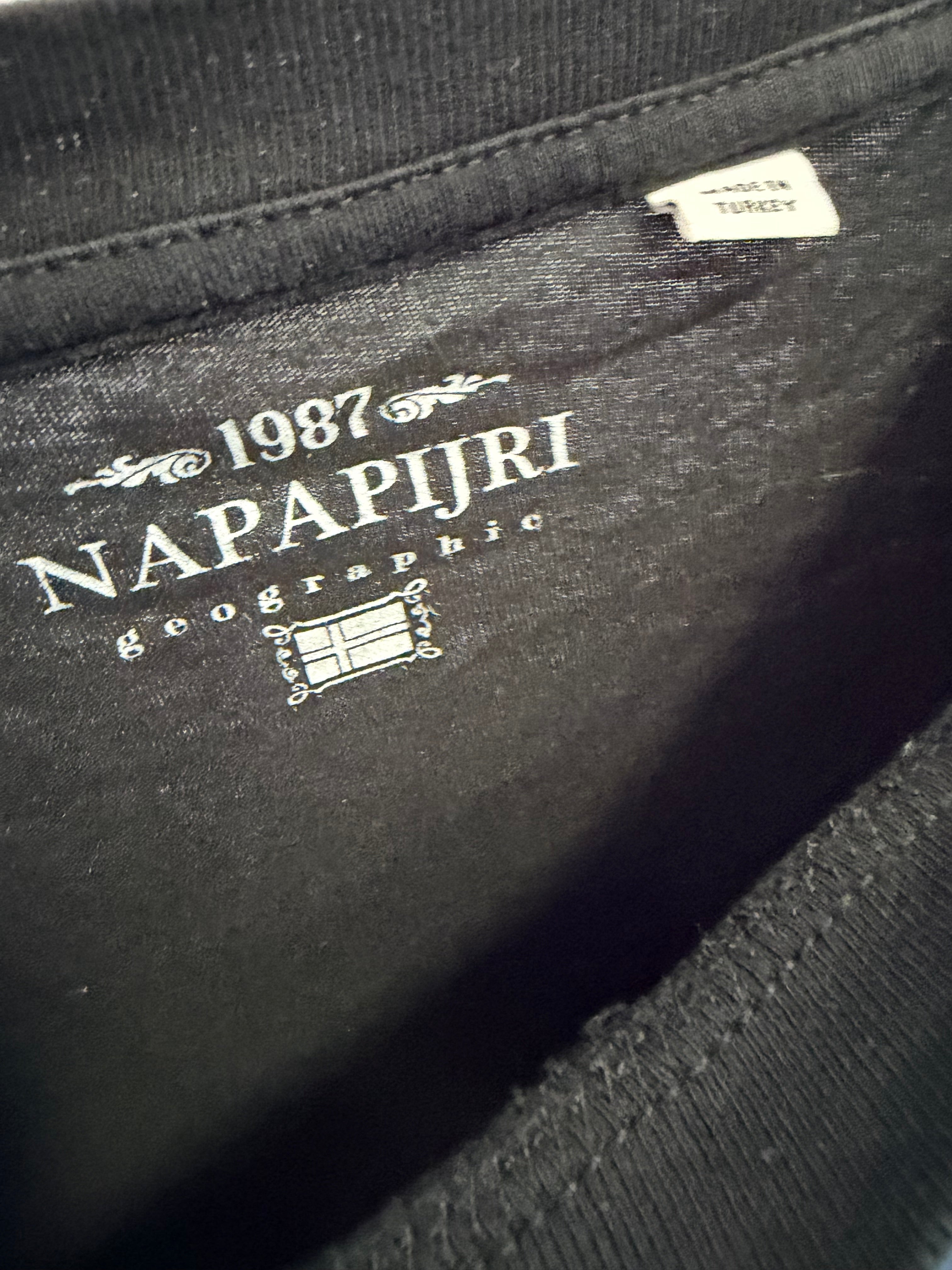 Napapijri Μαύρο Top Γυνεκείο με Κεντημένο Logo-M