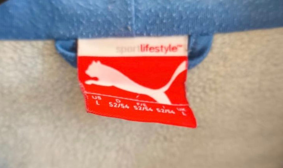 Puma Ανδρική Ζακέτα Μπλε - L