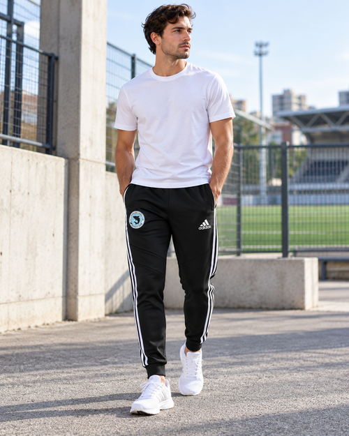 Adidas Ανδρικό Ποδοσφαιρικό Παντελόνι Φόρμας Μαύρο - S