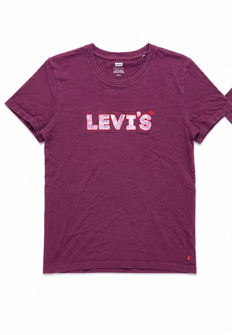Levi’s Logo T-Shirt – Burgundy – M