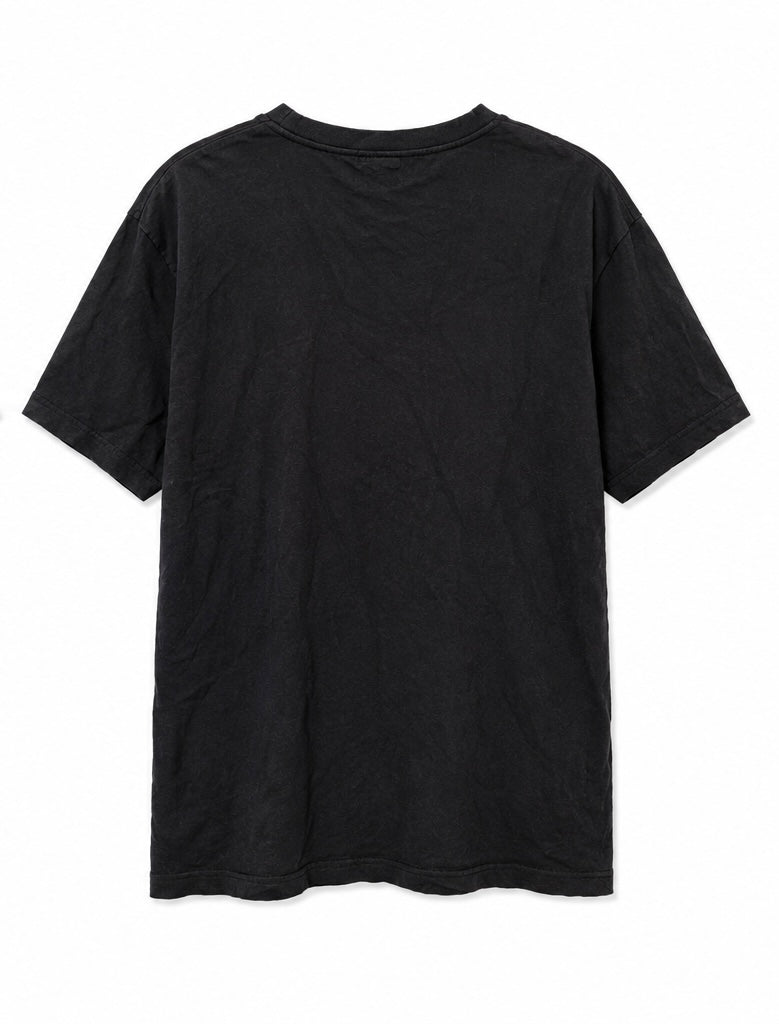 DC Shoes Ανδρικό T-Shirt Μπλουζάκι – Μαύρο/Κίτρινο –M