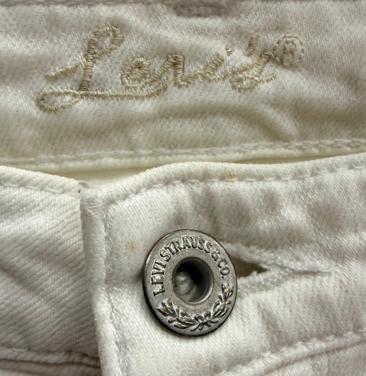 Levi's Γυναικείο Τζιν Λευκό - 28