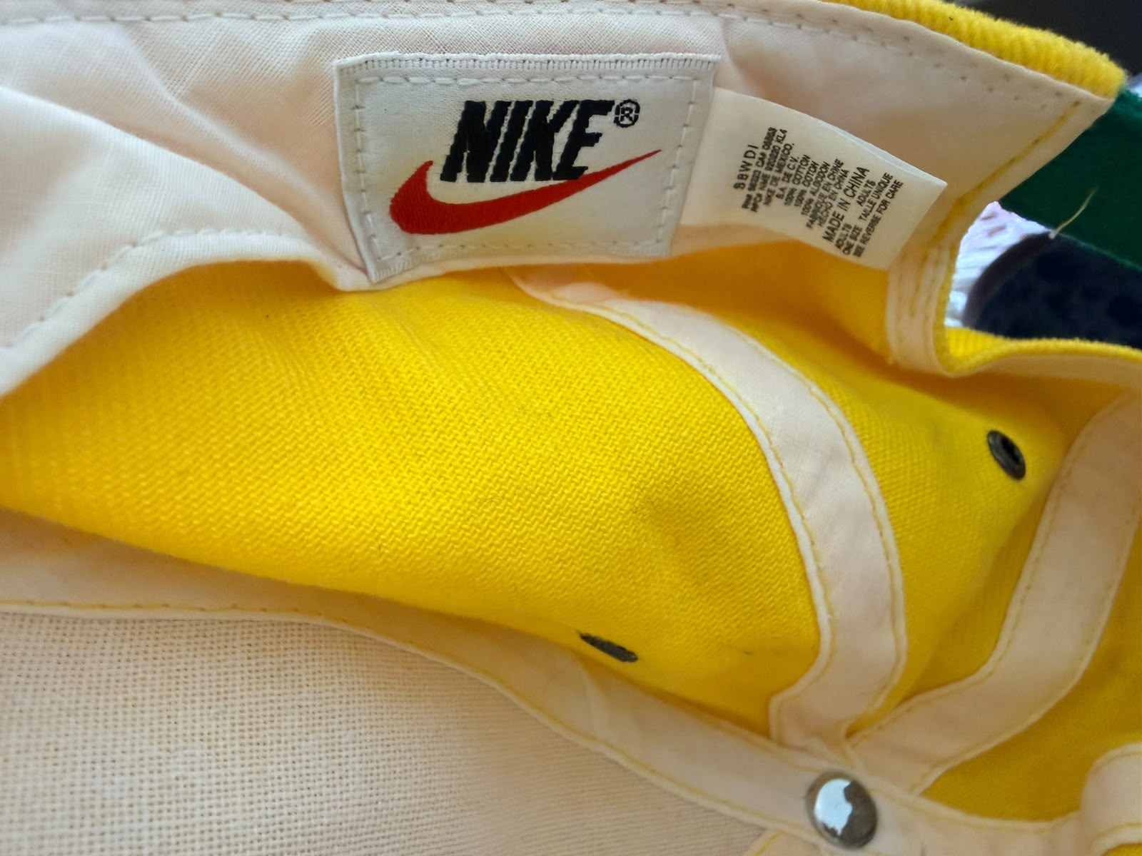 Nike Brasil Καπέλο Baseball Cap – Κίτρινο/Πράσινο