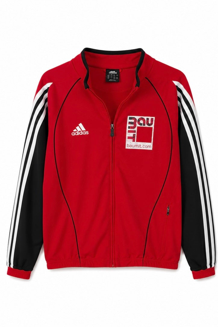 Adidas Team Track Jacket – Red/Black-XL