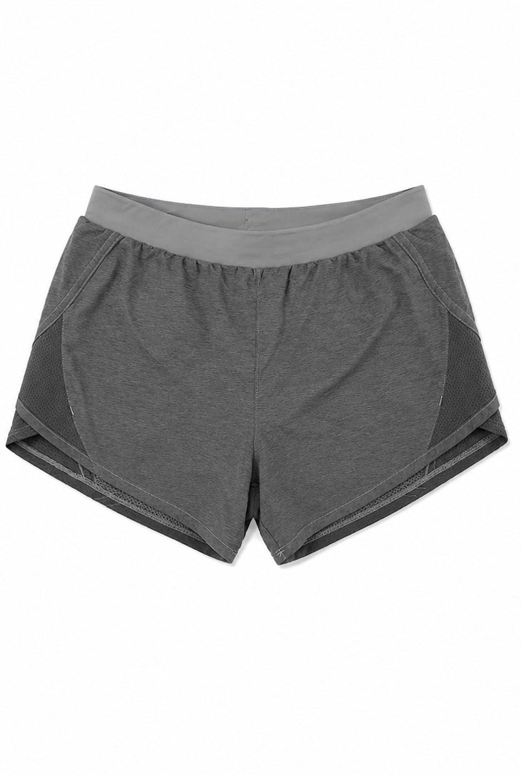 Under Armour Women’s Running Shorts – Grey-XS