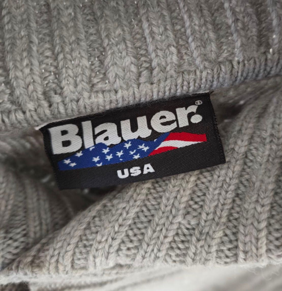 Blauer USA Cable Knit Roll Neck Πλεκτό-XL