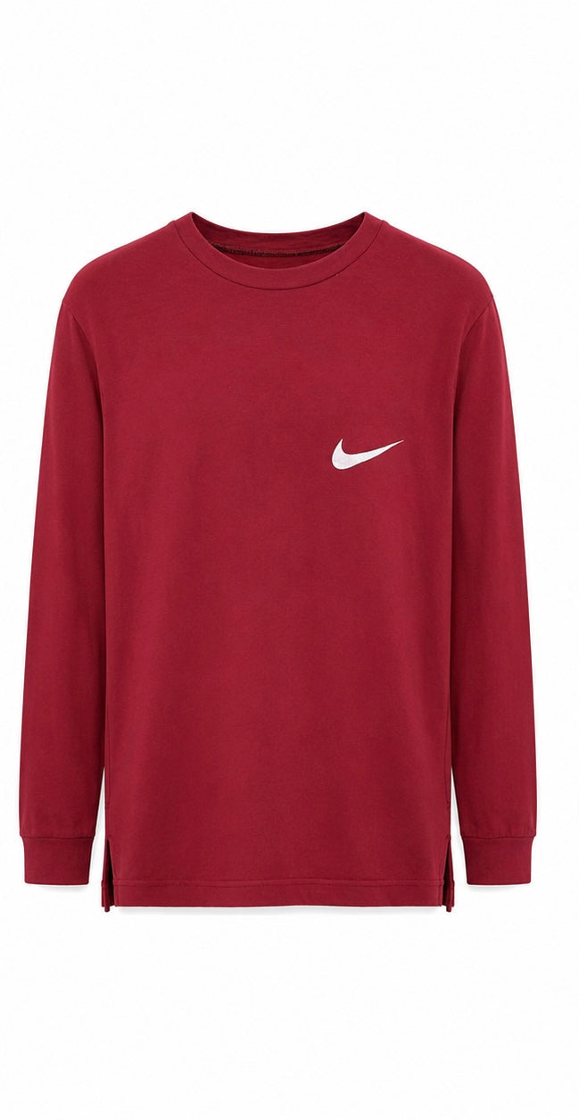 Nike Ανδρική Μακρυμάνικη Μπλούζα – Μπορντό – L