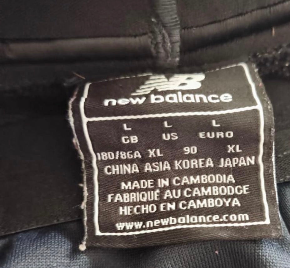 New Balance Ανδρικό Παντελόνι Φόρμας Μαύρο - L