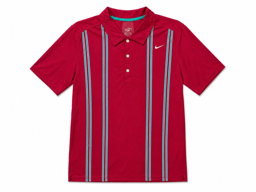 Nike Golf Dri-FIT Polo – Red Stripe-M