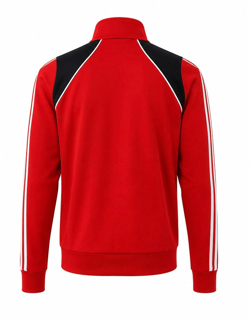 Adidas 3-Stripes Κόκκινο Full Zip Track Jacket-XL