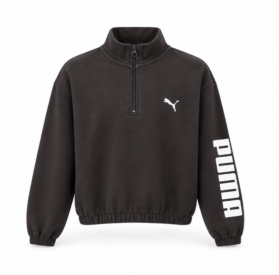 Puma γυναικείο Φούτερ Μαύρο - M