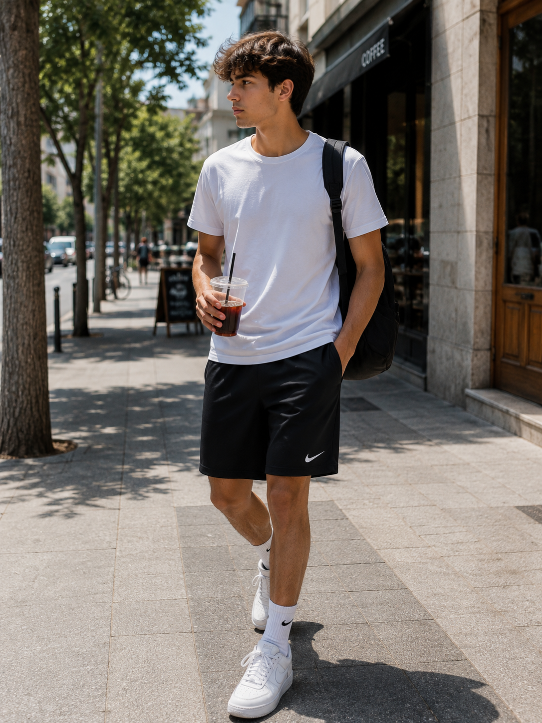 Nike Ανδρικό Αθλητικό Σορτς – Μαύρο-M