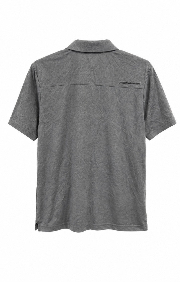 Under Armour HeatGear Loose Polo – Grey-Μ