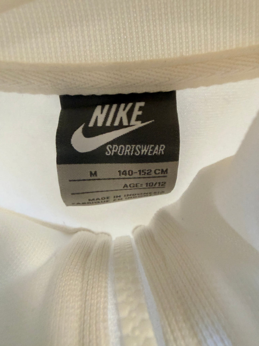 Nike Sportswear White Track Jacket-M