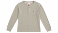 Tommy Jeans Ανδρικό Μακρυμάνικο Μπλουζάκι Henley – Μπεζ – S