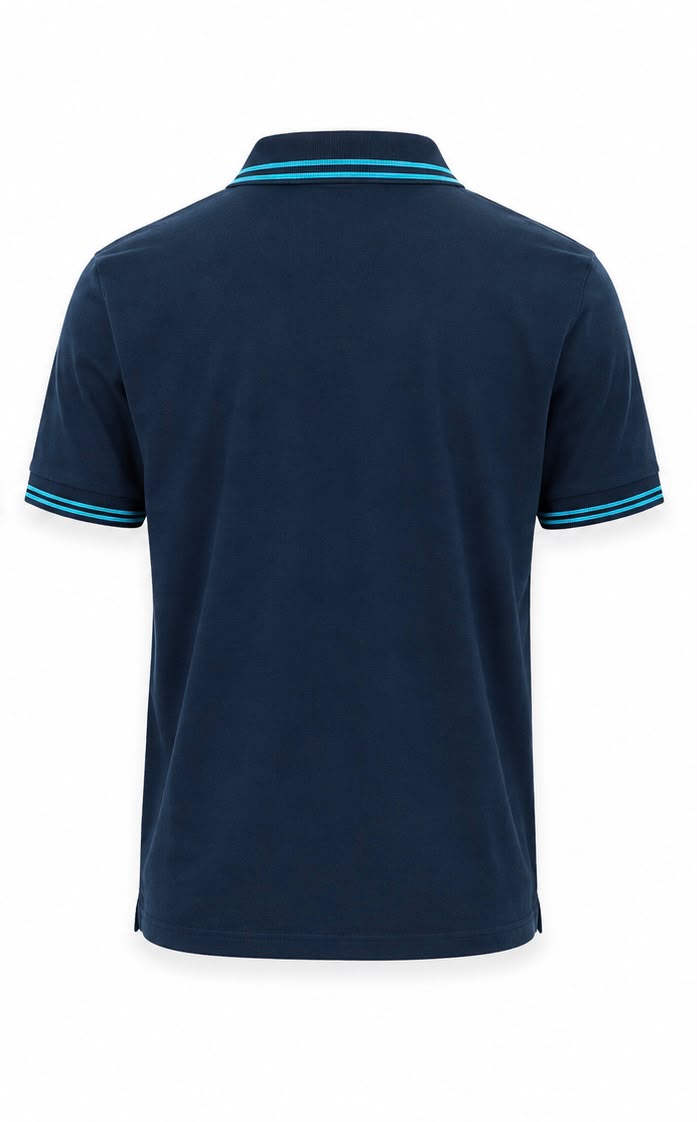 Sergio Tacchini Ανδρικό Polo Μπλουζάκι – Navy Μπλε-L