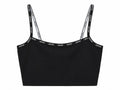 Levi’s Logo Strap Crop Top – Black-S