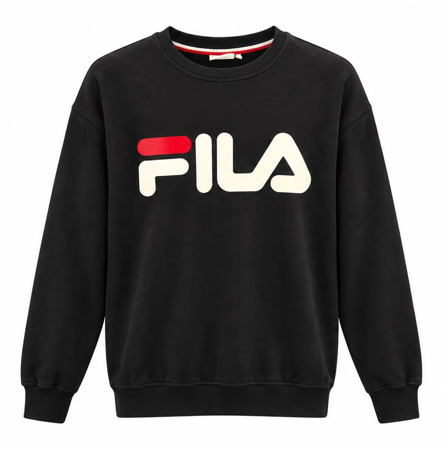 FILA Ανδρικό Φούτερ Μαύρο-L