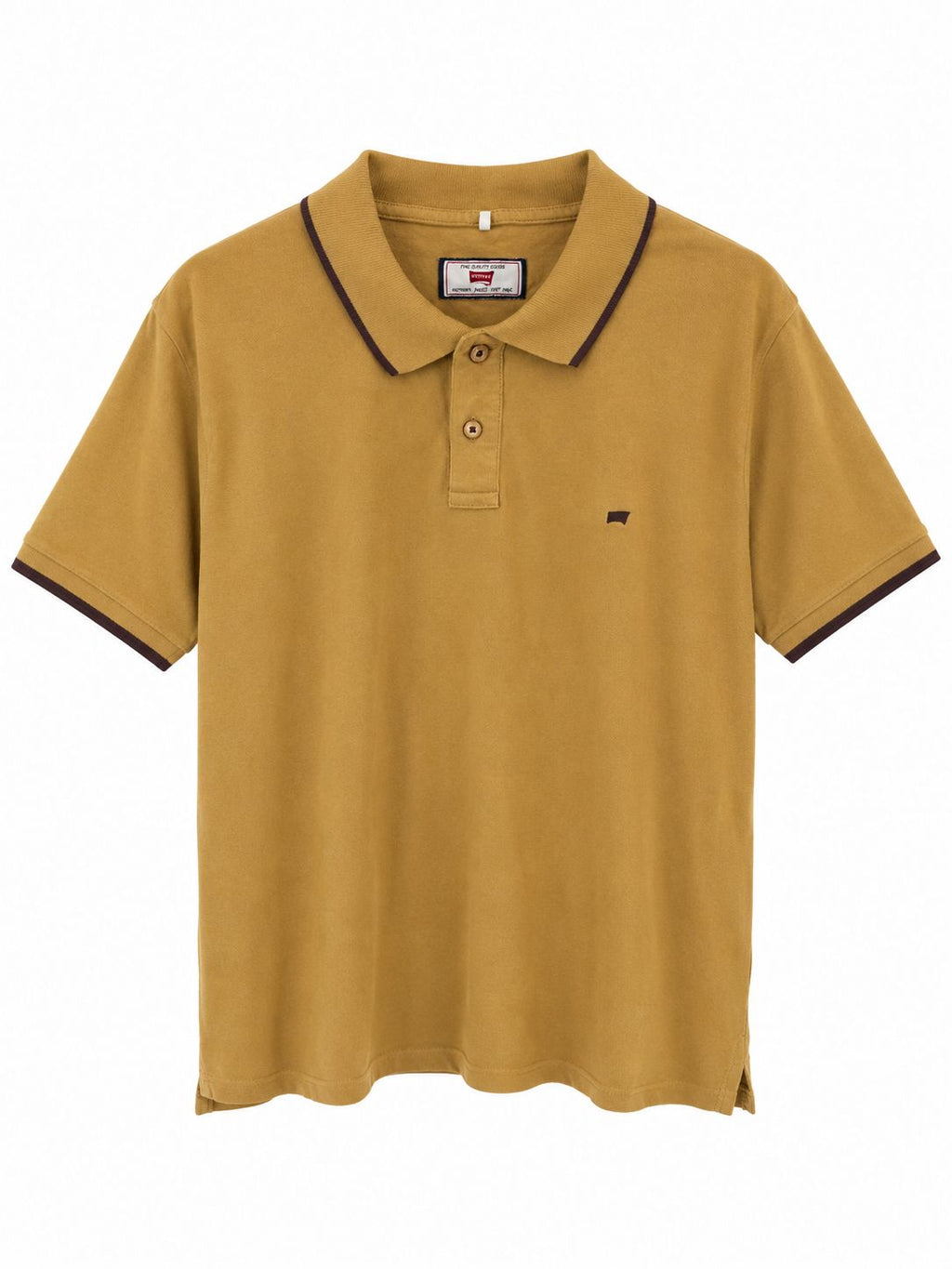 Carrera Ανδρικό Polo Μπλούζα Μουσταρδί-XXL