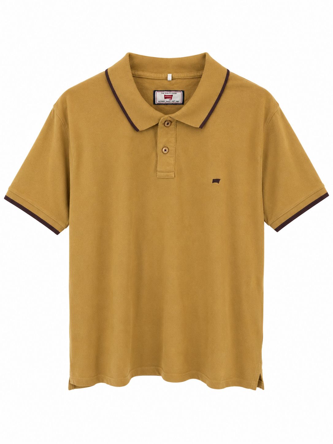 Carrera Ανδρικό Polo Μπλούζα Μουσταρδί-XXL