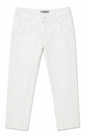 Jeckerson White Cotton Pants-W30