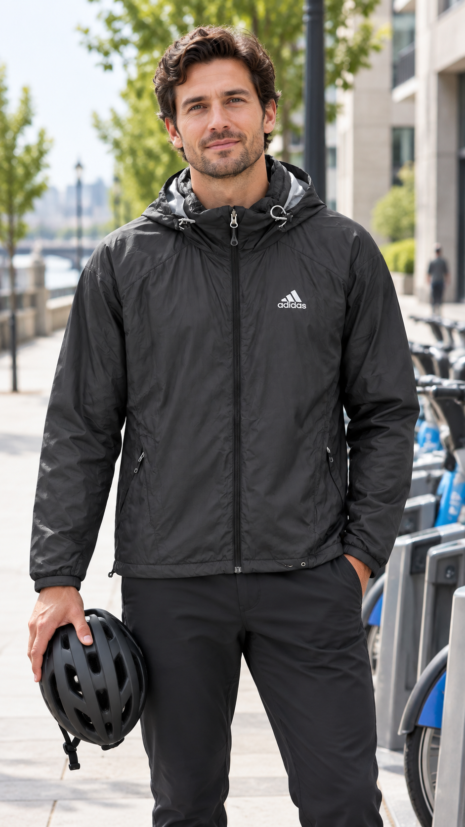 Adidas Outdoor Ανδρικό Μπουφάν – Μαύρο – M