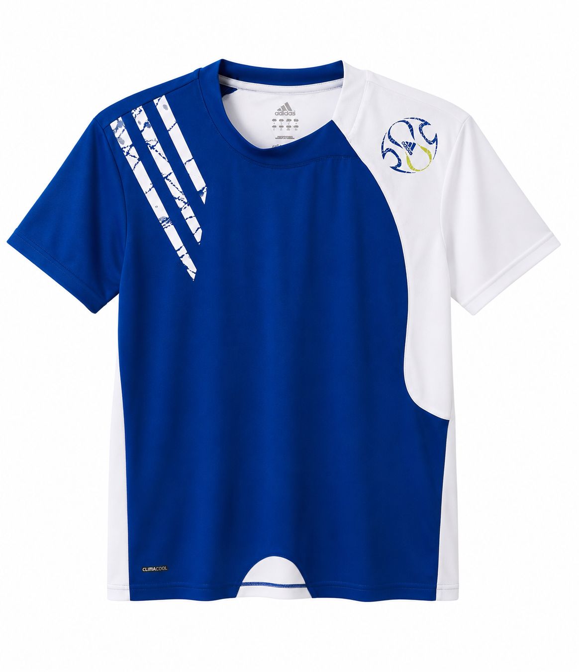 Adidas ClimaCool Training T-Shirt – Blue/White-L