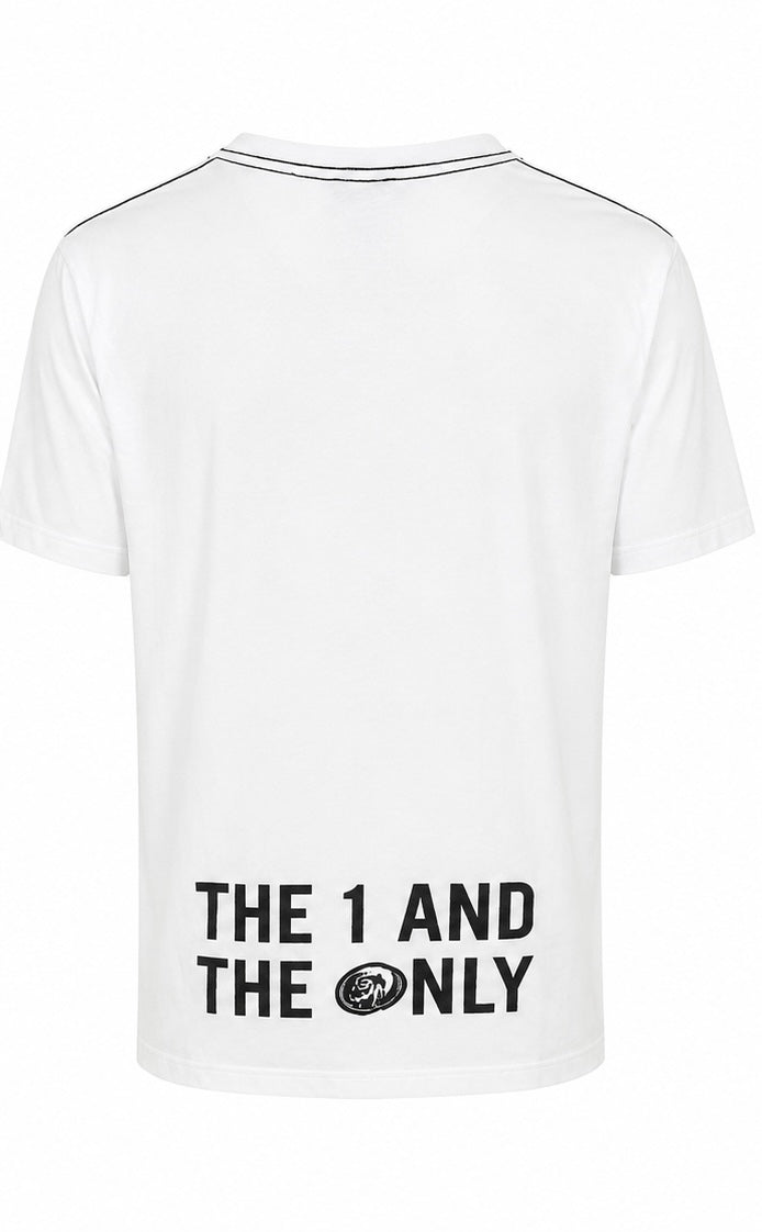 Diesel “No One Else” Graphic T-Shirt – White-L