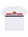 Ellesse Heritage Logo T-Shirt – White-XS