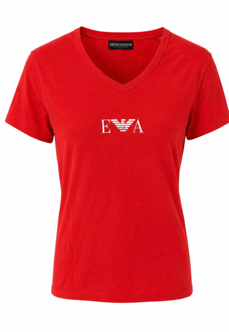 Emporio Armani Γυναικείο T-Shirt – Κόκκινο-M