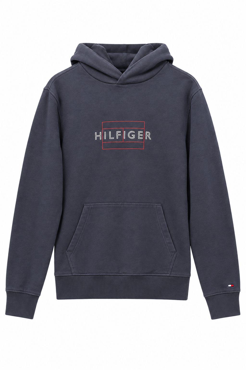 Tommy Hilfiger Ανδρικό Φούτερ με Κουκούλα – Σκούρο Μπλε - L