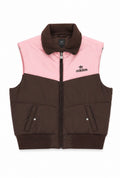 adidas Originals Puffer Vest – Pink/Brown-M