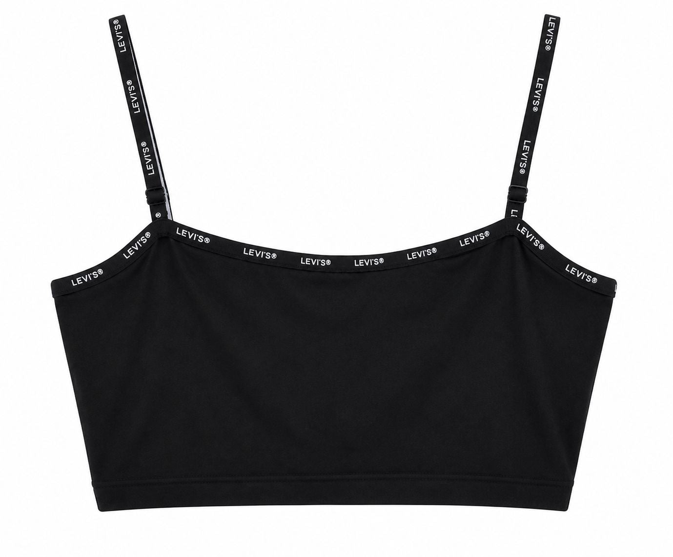 Levi’s Logo Strap Crop Top – Black-S