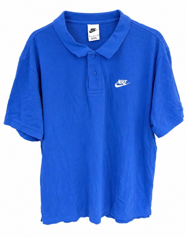 Nike Μπλε Polo Shirt Ανδρικό-XL