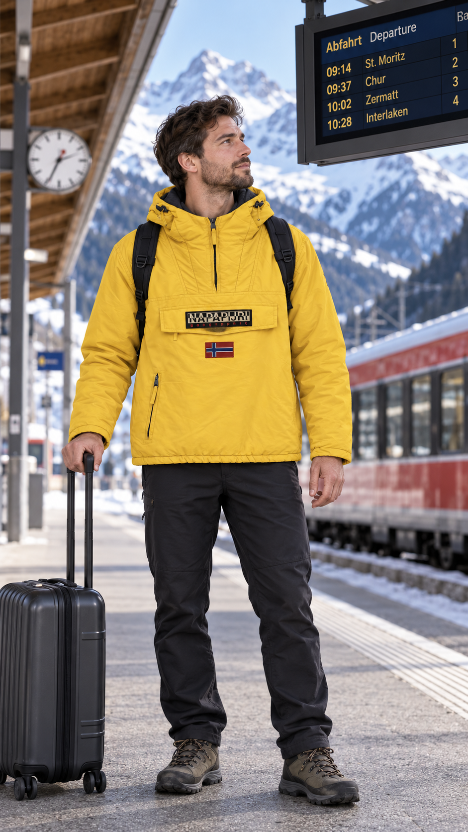 Napapijri Ανδρικό Μπουφάν Anorak – Κίτρινο – XXL