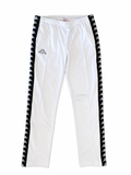 Kappa White Logo Tape Track Pants-M