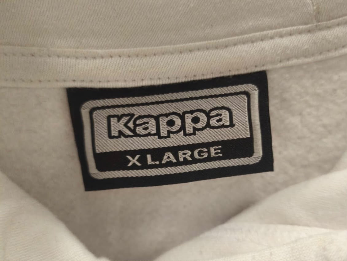 Kappa Ανδρικό Φούτερ Λευκό – XL