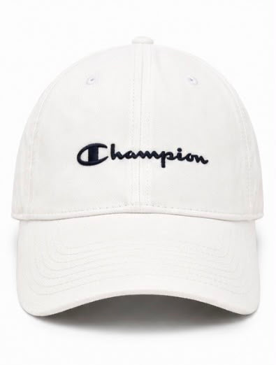 Champion Script Logo Cap – Λευκό