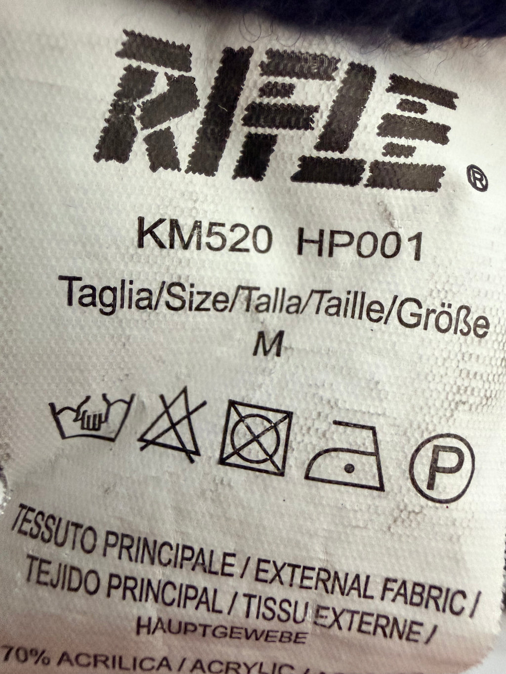 Rifle Ανδρική Navy Πλεκτή Ζακέτα με Shawl Collar-M