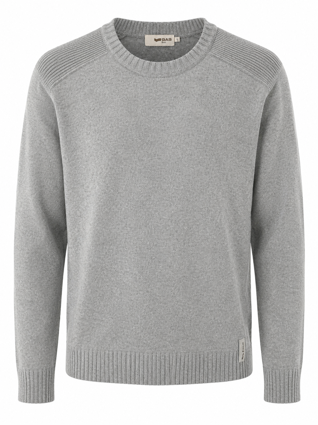 GAS Knit Sweater Grey-XXL