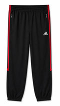 Adidas Ανδρικό Μαύρο Παντελόνι Φόρμας με Κόκκινες Ρίγες-S