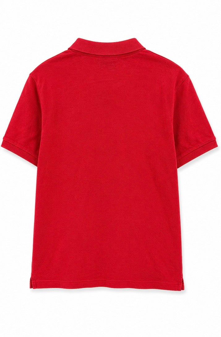 Lotto Classic Logo Polo Shirt Red-M