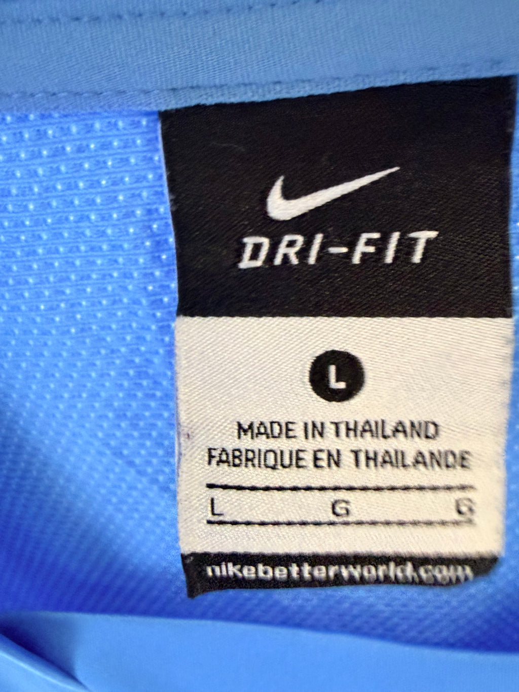 Nike Dri-FIT Γαλάζια Αθλητική Μπλούζα-L