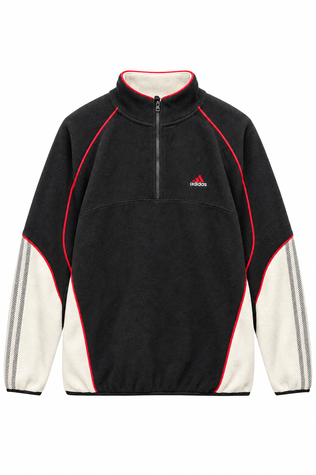 Adidas Ανδρικό Φούτερ – Μαύρο Λευκό - S